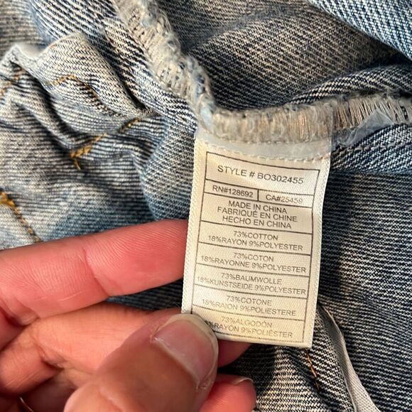 NWT Steve Madden Sirus Denim Jacket Medium - Picture 7 of 9